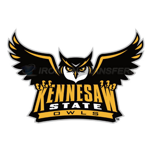Kennesaw State Owls Logo T-shirts Iron On Transfers N4723 - Click Image to Close